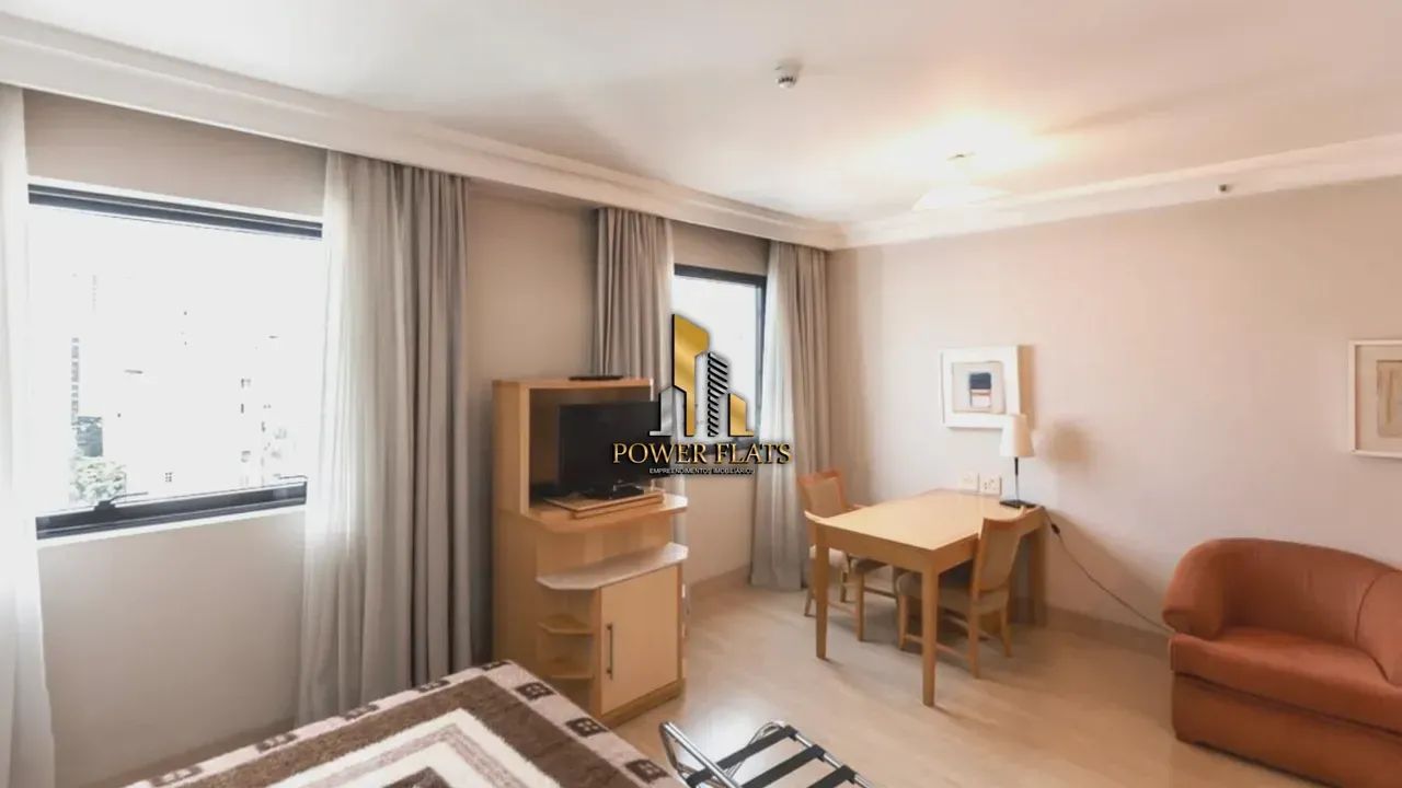 Flat mobiliado para locação em Higienópolis com 30m², 1 dormitório e pronto para morar - Foto 5