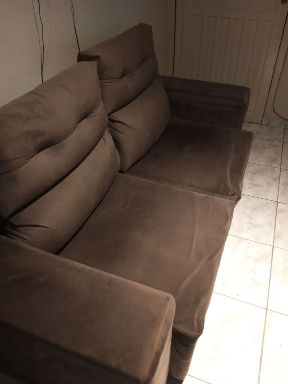 Sofá retrátil 2 lugares 