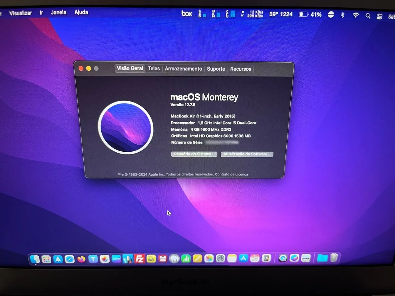 MacBook Air 11 polegadas 2015 Core i5 4GB - Impecável - Foto 5