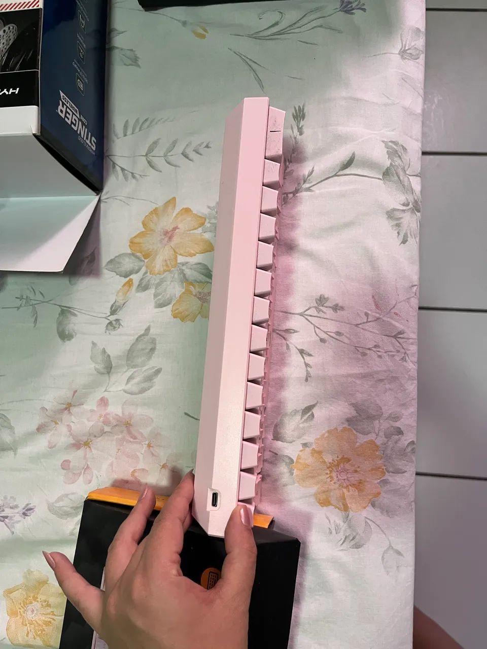 Teclado mecânico rosa  - Foto 4