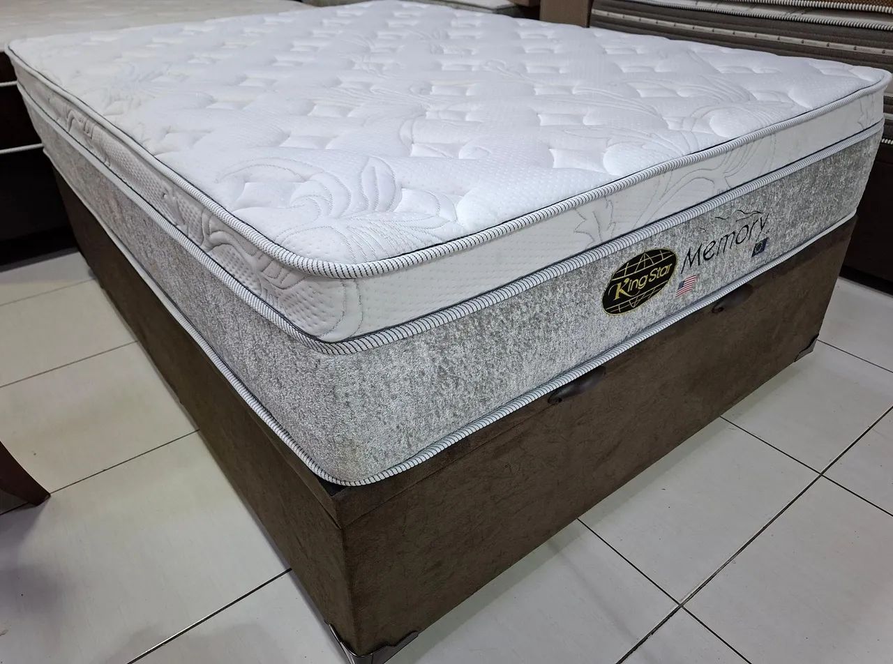 Cama Box Casal Com Baú - ENTREGA GRÁTIS - Foto 3
