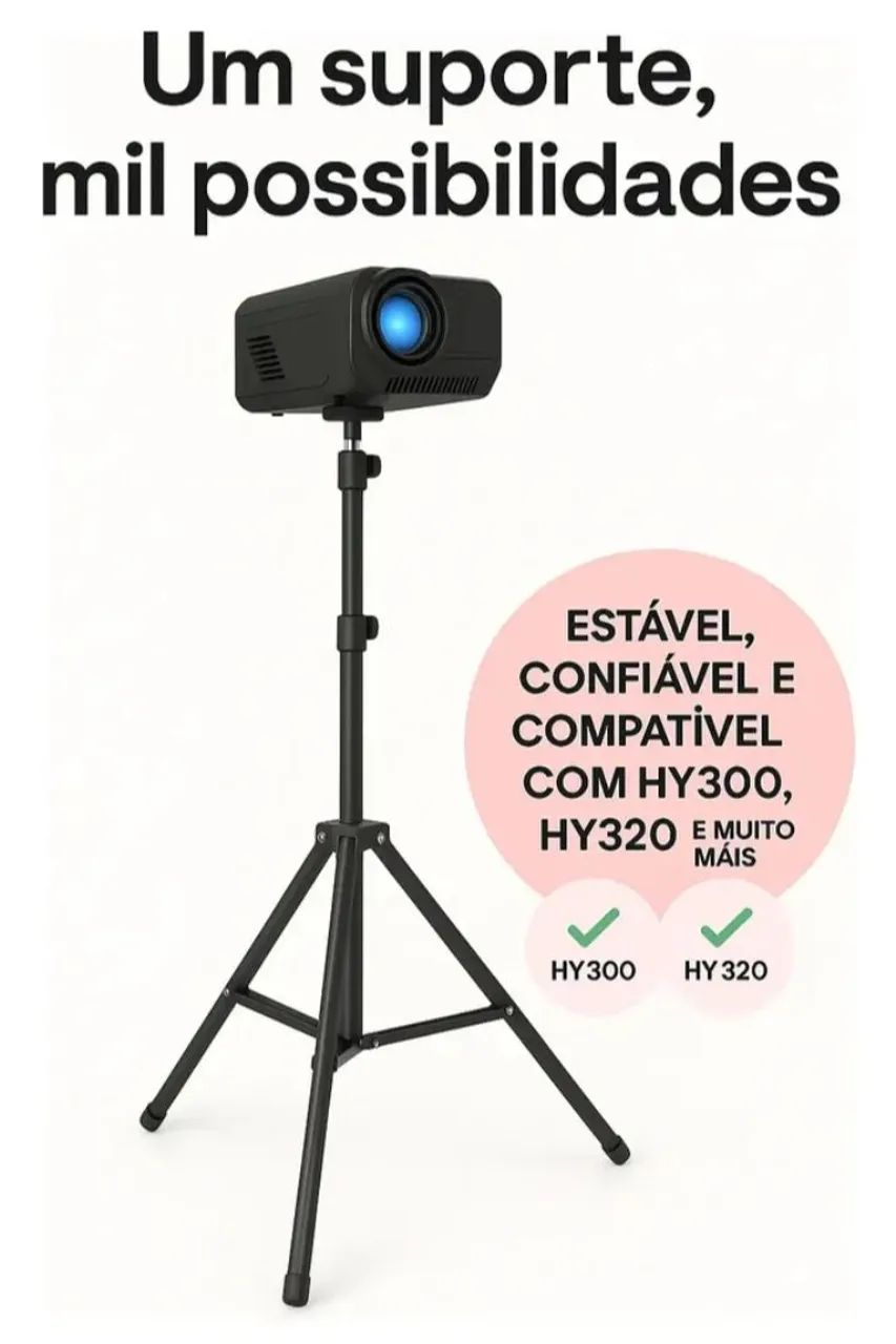 Tripe e Suporte para Projetor Hy300,Hy320 - Foto 3