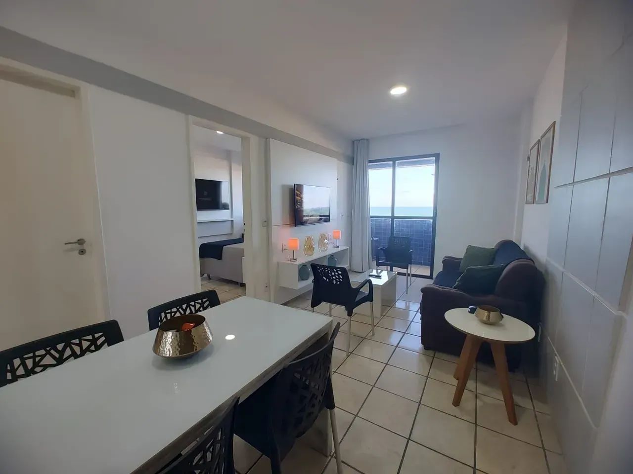Flat - Ponta Negra - 44m2 - Mobiliado - Vista-mar - Foto 4