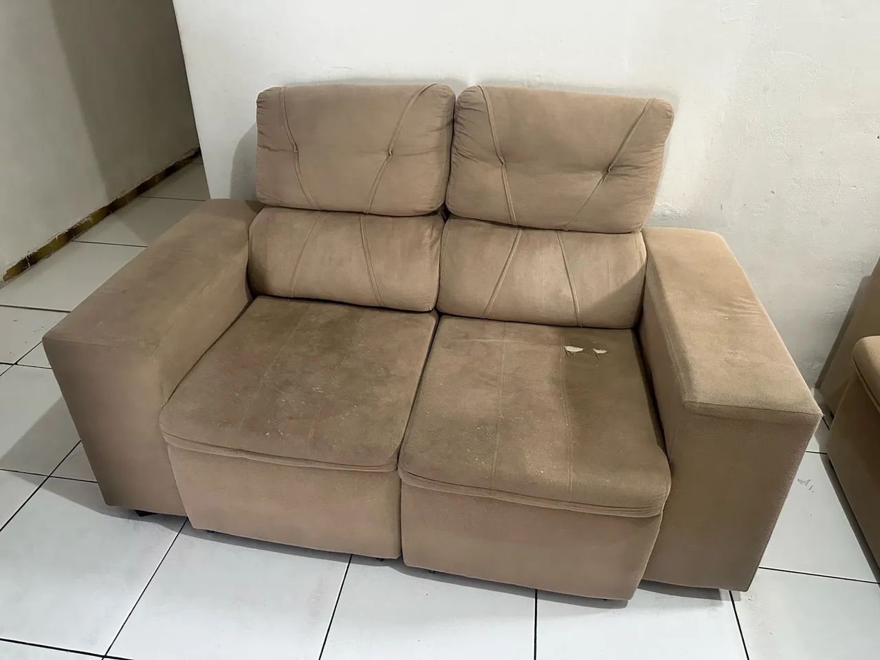 Sofá 2 lugares retrátil 