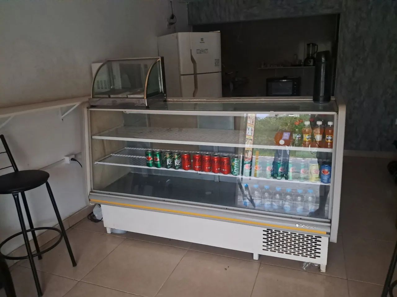 Balcão expositor frio