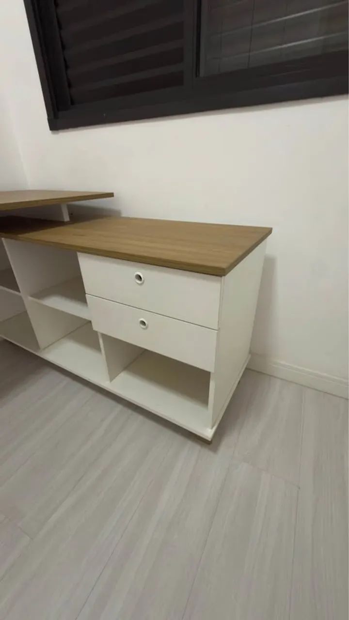 Mesa de escritório em L - Foto 2