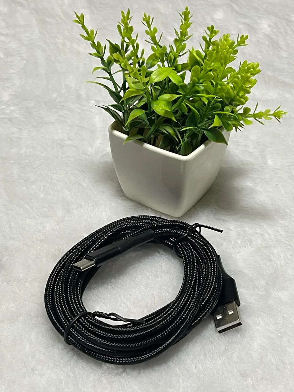 Cabo USB A para Tipo C USLION 2m Nylon Reforçado Alta Durabilidade - Foto 2