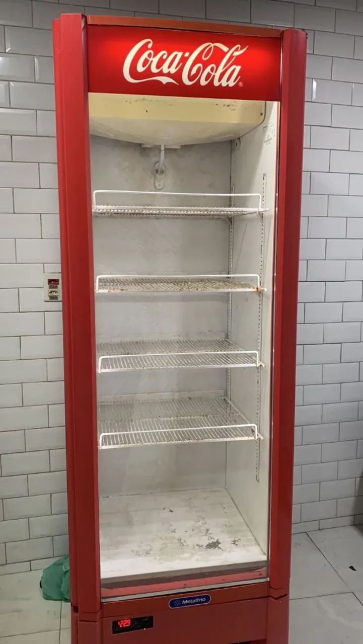 Freezer expositor coca-cola 