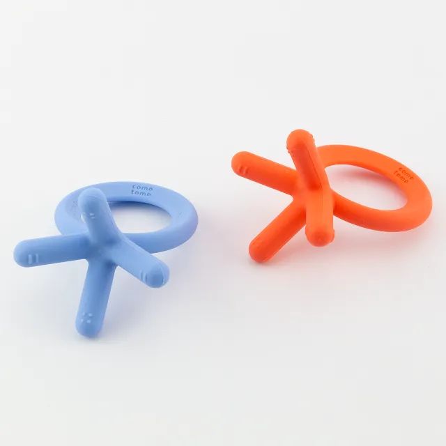 Par Mordedor De Silicone Comotomo Para Bebê 3m+ - Foto 4
