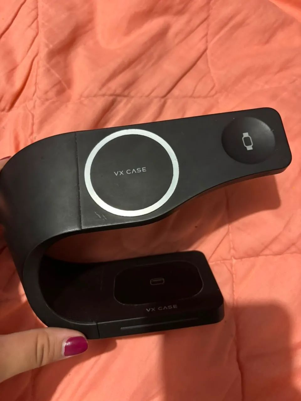 Carregador Sem Fio 3 em 1 VX Case (MagSafe)