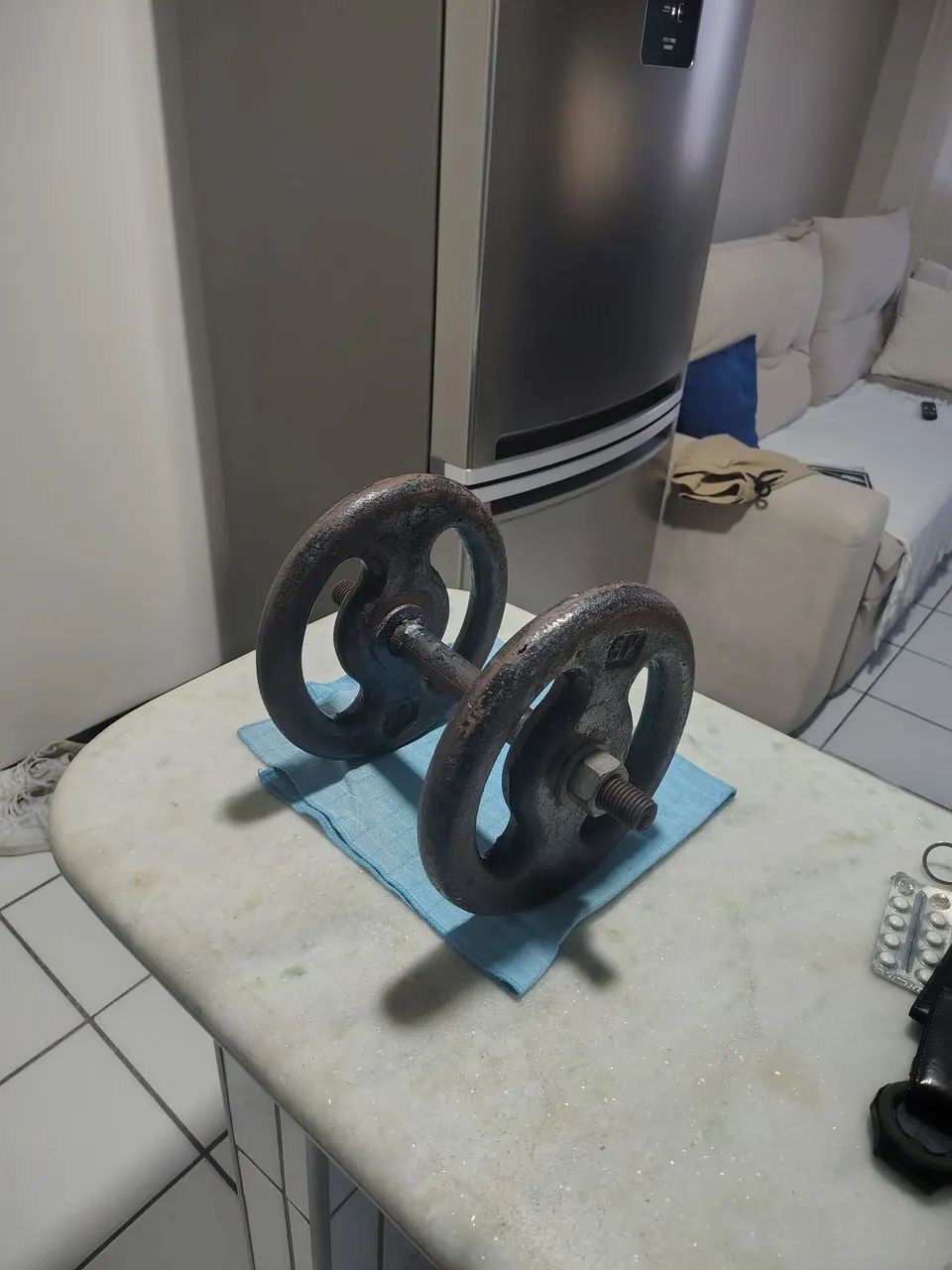 Halteres e Anilhas $120 cada
