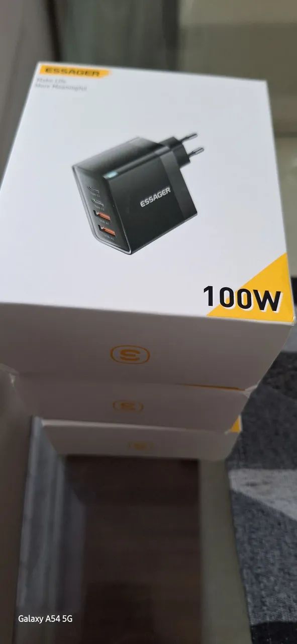 Carregador Essager 100W + Cabo Tipo C de 100W de 1 Metro  - Foto 3