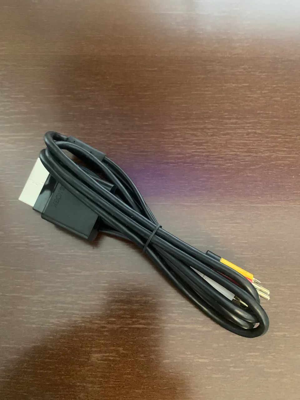 Cabo Av Rca Áudio Vídeo Para Xbox 360 - Original