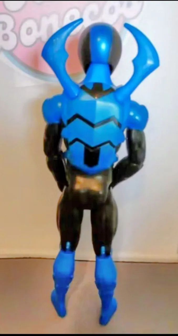 Boneco besouro azul (antigo)30 cm usado bom estado - Foto 2