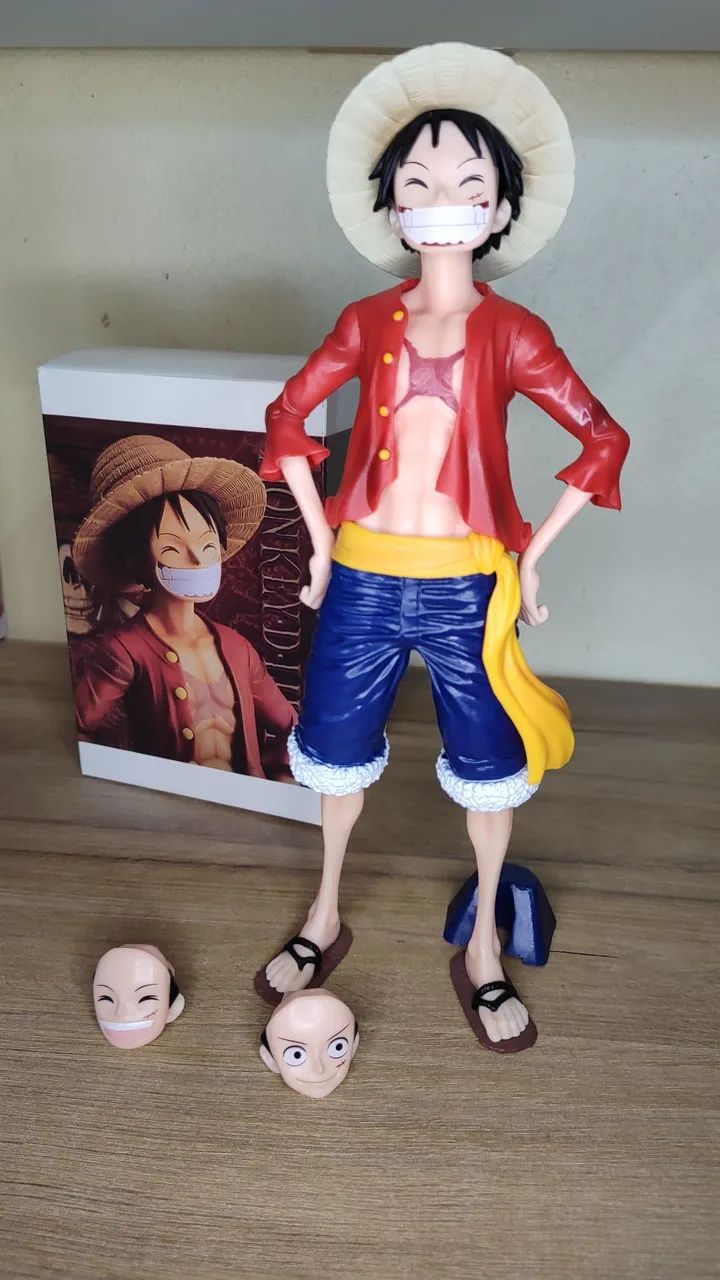 Action figure Luffy 3 faces One Piece  - Foto 3