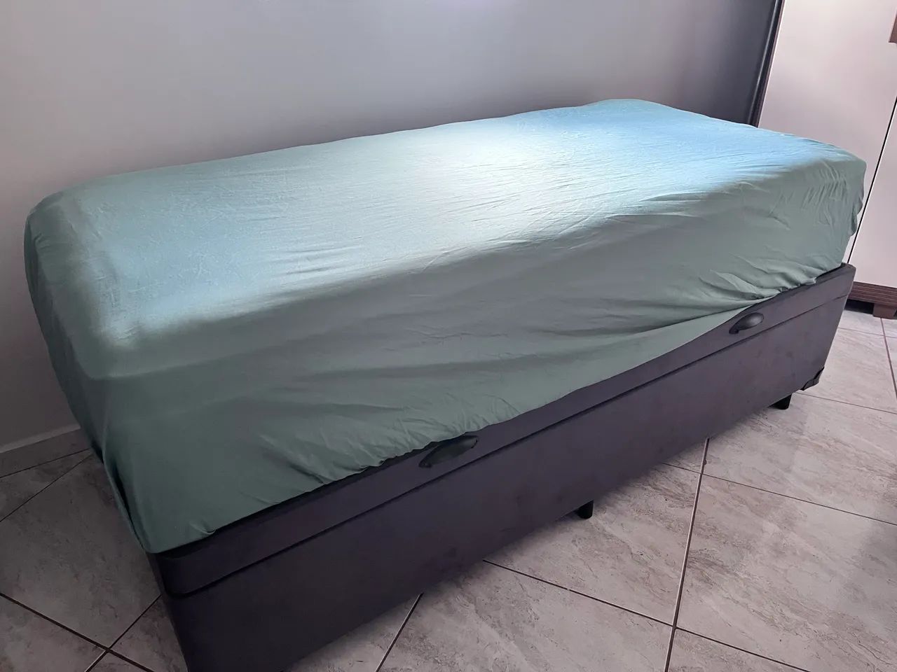 Cama box baú de solteiro - Foto 5