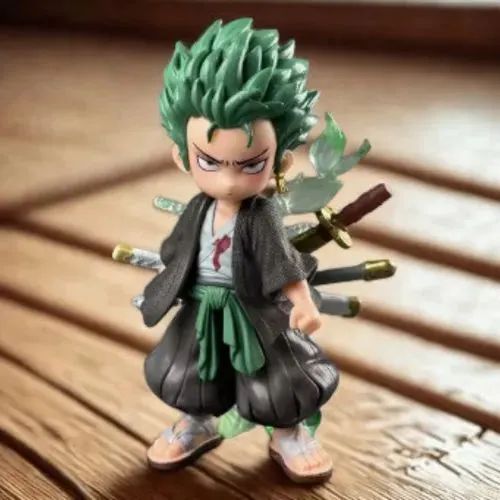 Boneco One Piece Roronoa Zoro Anime Coleção  - Foto 4