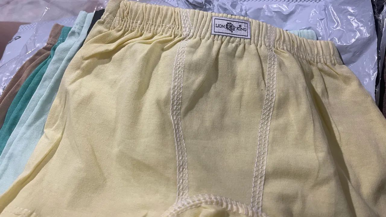 Kit 5 peças - Cueca infantil 100% algodão  - Foto 2