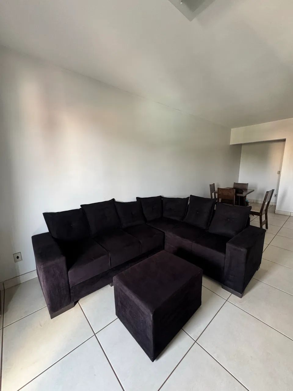 VENDO SOFÁ EM L USADO  - Foto 4