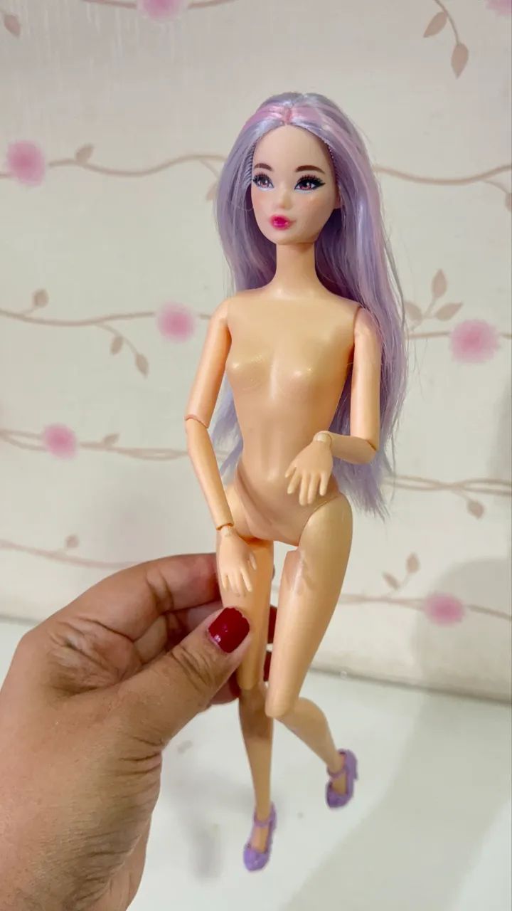 Barbie sereia Roxa - Foto 3