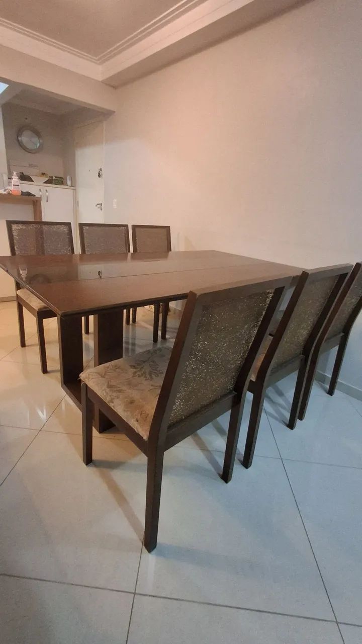 Mesa de jantar com 6 cadeiras - Foto 3