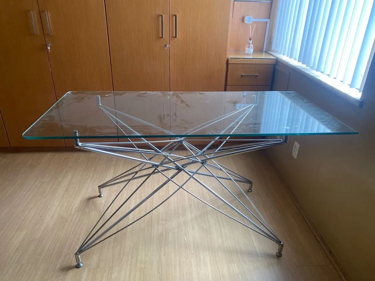 Mesa de Vidro com Inox - Foto 4