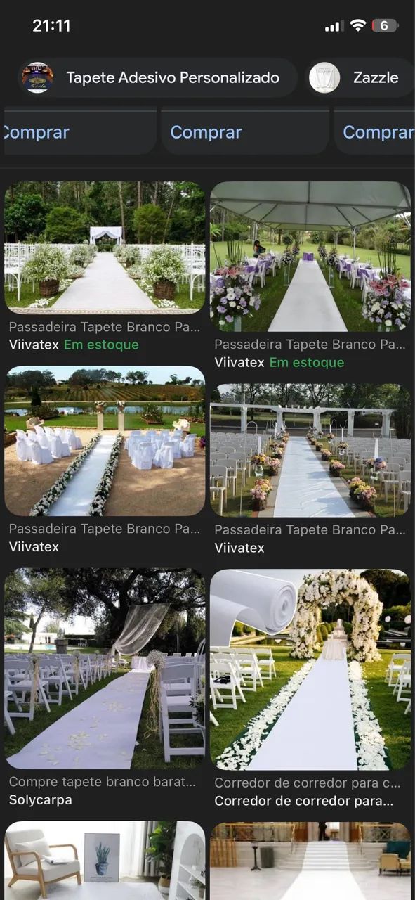 Tapete lona grande grosso