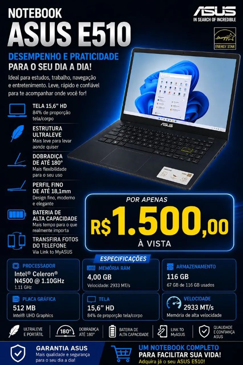Notebook Asus 