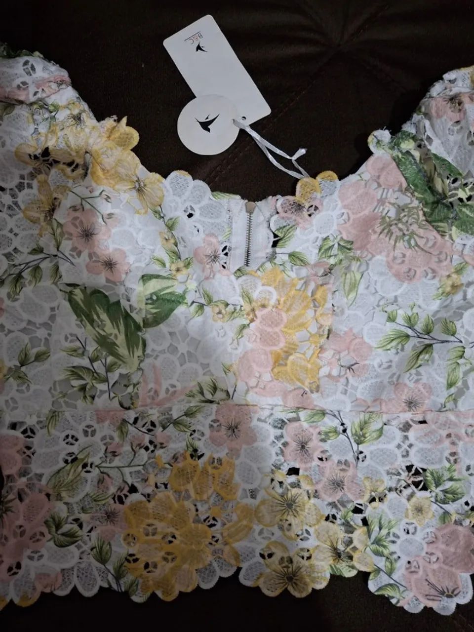 Vendo cropped floral - Foto 4