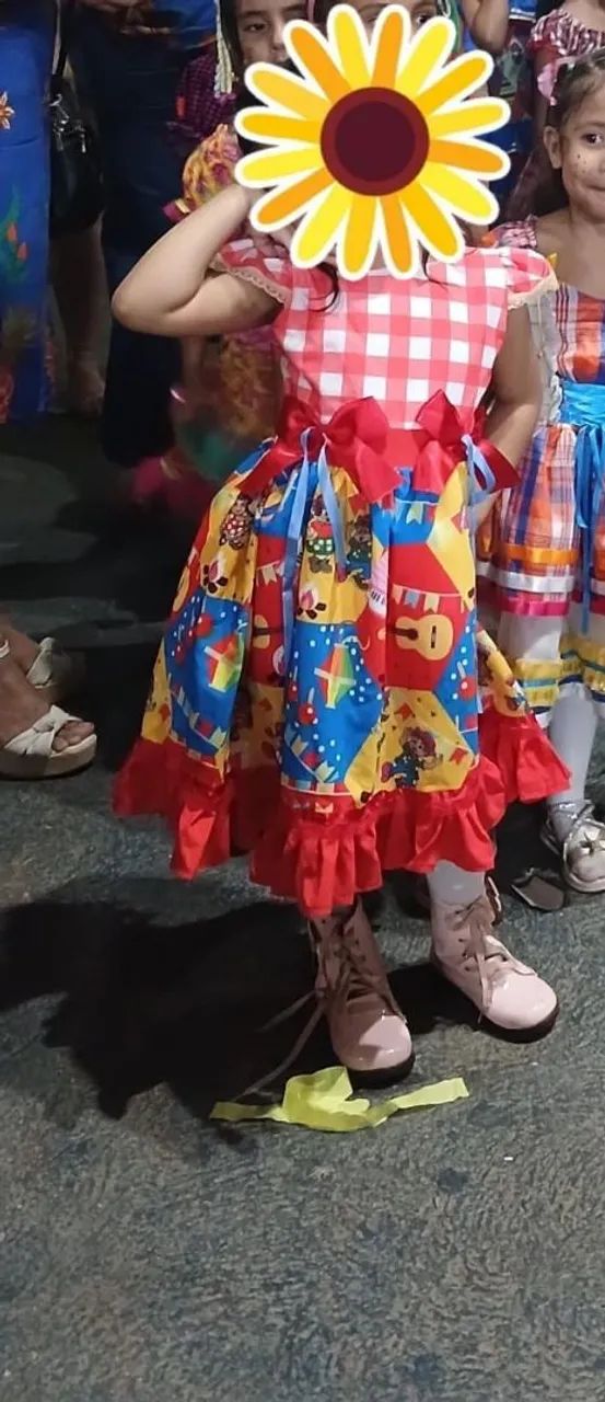 Vestido junino infantil  - Foto 2