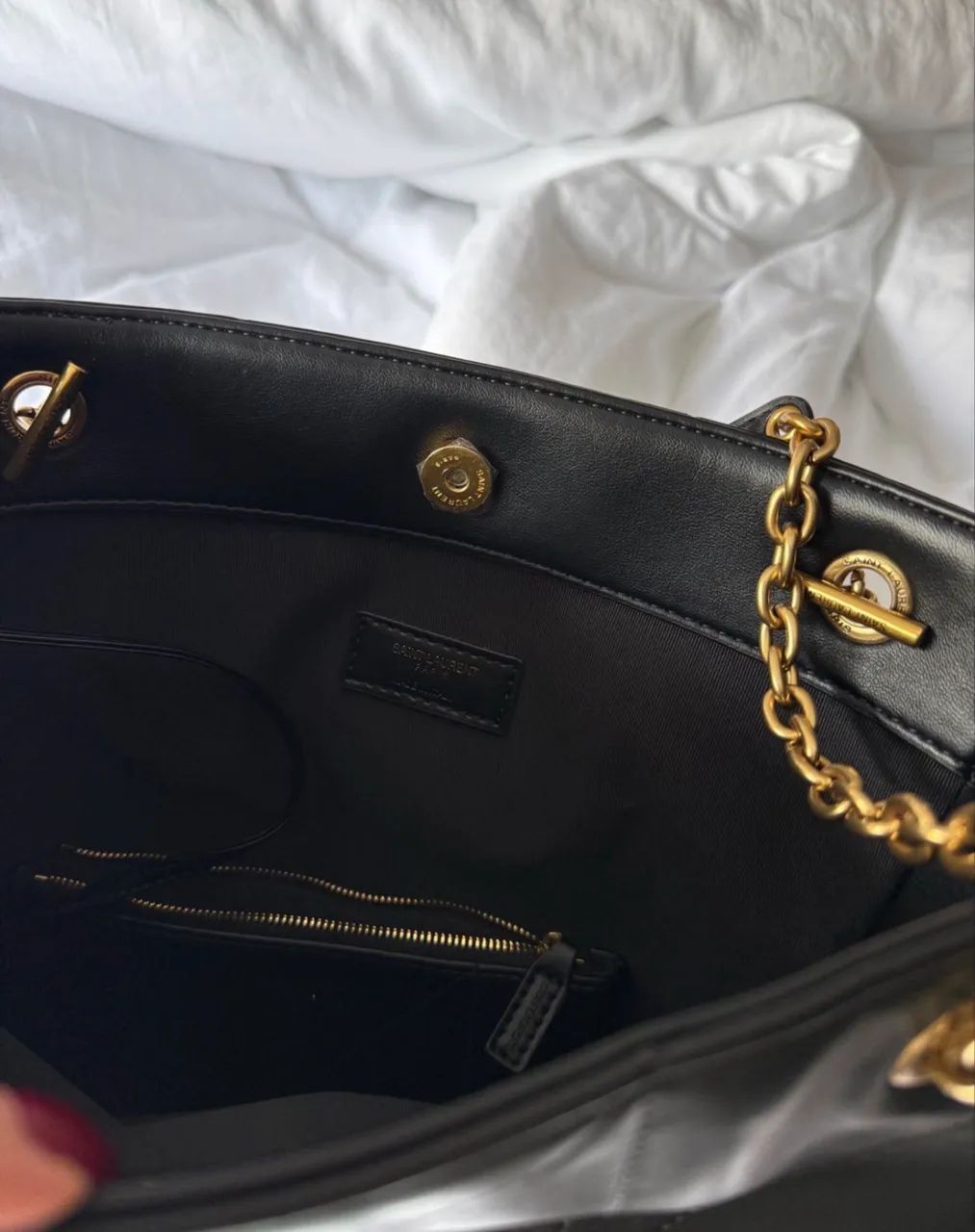 Bolsa Saint Laurent em saco  - Foto 3