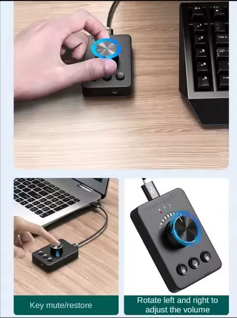 Controle de Volume USB para PC com adaptador Bluetooth [PARA VENDER RÁPIDO] - Foto 4