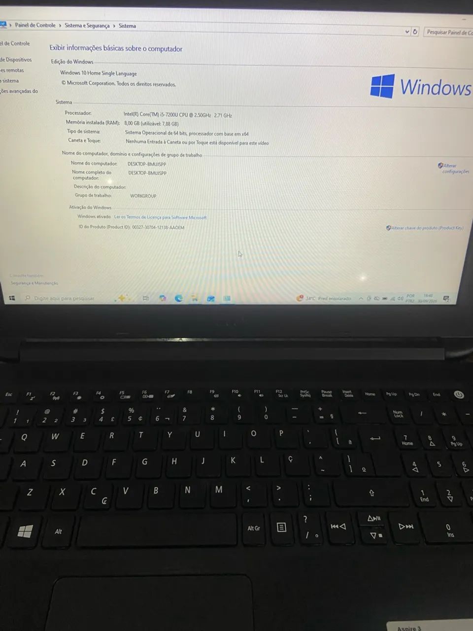 Notebook Acer Aspire 3 - i5 7th geração - Foto 5