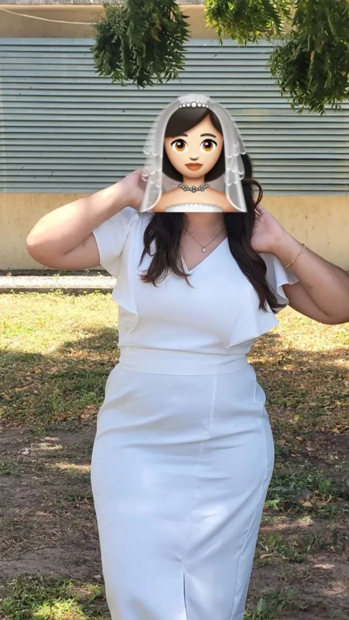 VESTIDO DE NOIVA CIVIL - VESTIDO BRANCO - Foto 4