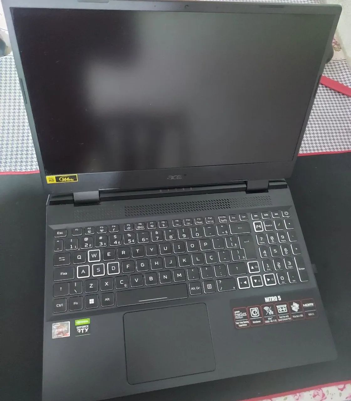 Notebook gamer Nitro 5 3070ti 