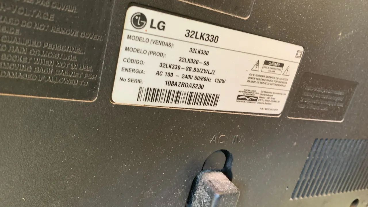 TV LG LCD 32 Pol' 32LK330-SB - Foto 4