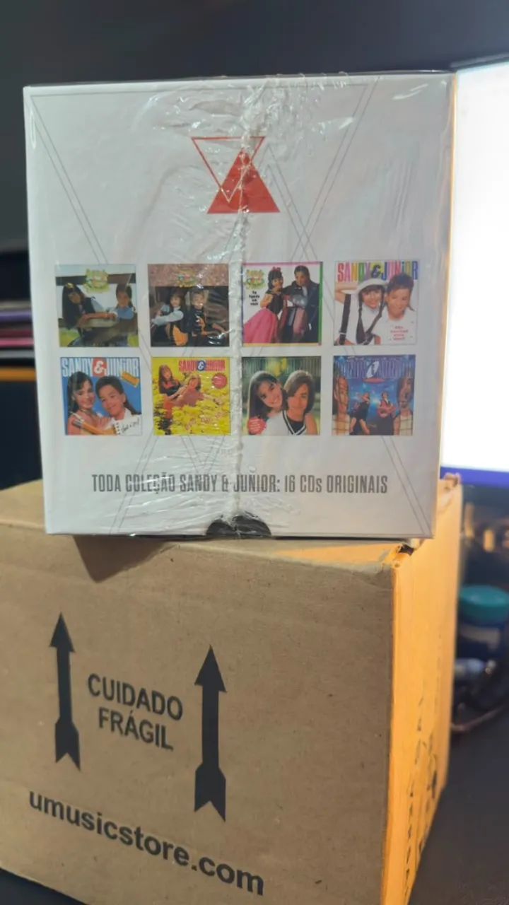 BOX SANDY & JÚNIOR - NOSSA HISTÓRIA - 16CDS LACRADOS - Foto 2