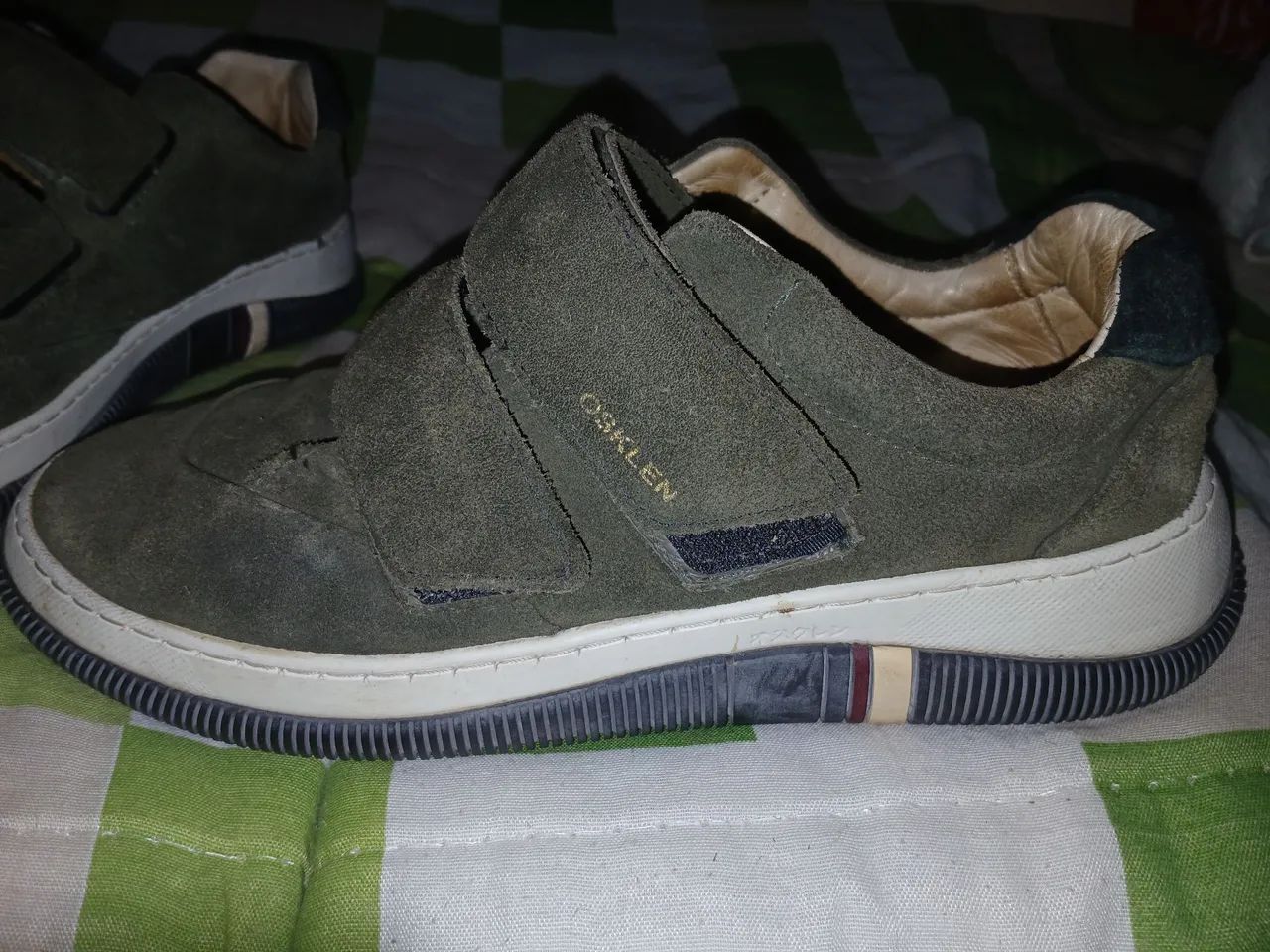 tênis osklen verde 42 - Foto 3