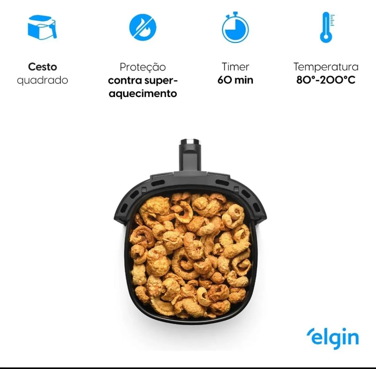 Fritadeira Air flyer Elgin 1400w - 127v - Foto 5