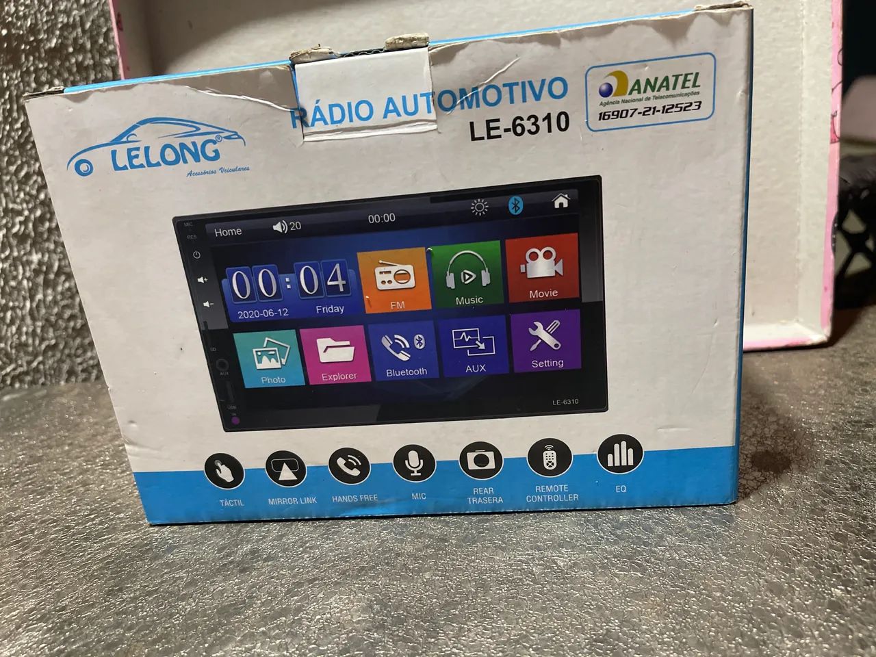 Rádio Automotivo Lelong||Modelo: LE-6310 - Aparelhos de Som