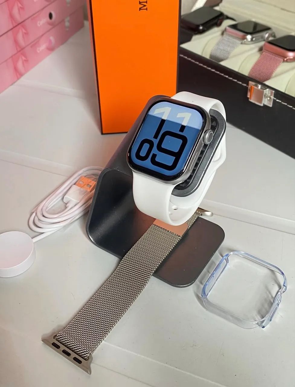 Smartwatch Lançamento S11 mini 42mm Responde WhatsApp  - Foto 3
