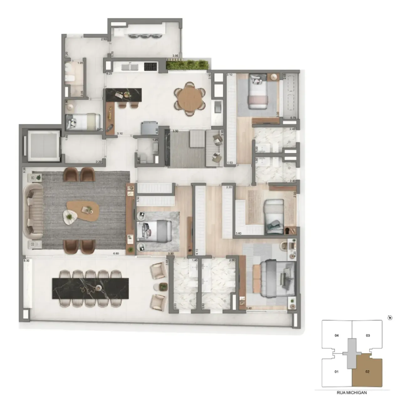 PLANTA 251m²