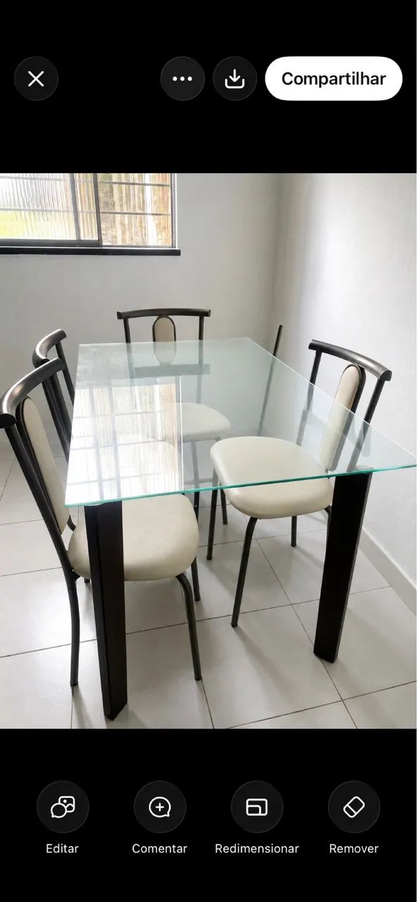 Mesa de 6 cadeiras 