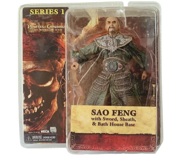 Boneco Sao Feng - Piratas do Caribe  - Neca Original