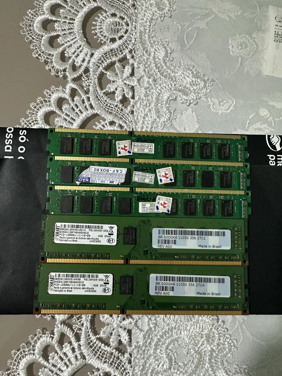5 memórias RAM DDR3