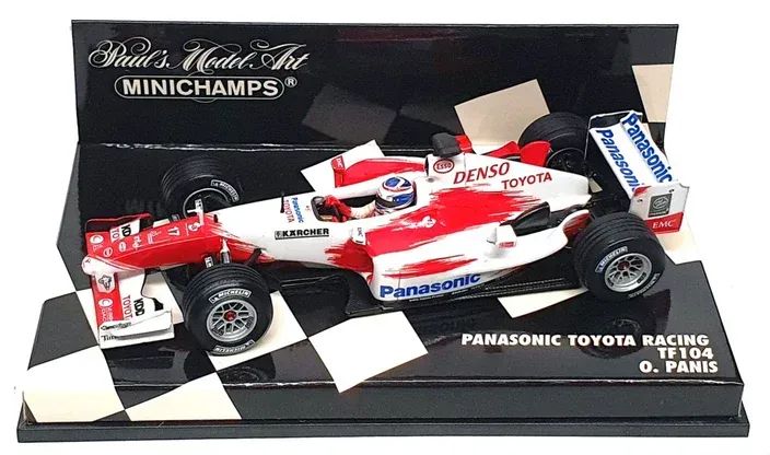 Miniatura F1 Minichamps 1/43 Toyota TF104 Panis - Hobbies e