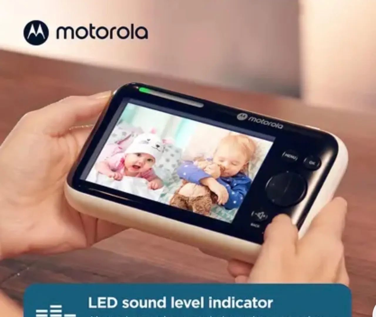 Babá eletrônica Motorola PIP1500 2 câmeras - Foto 3