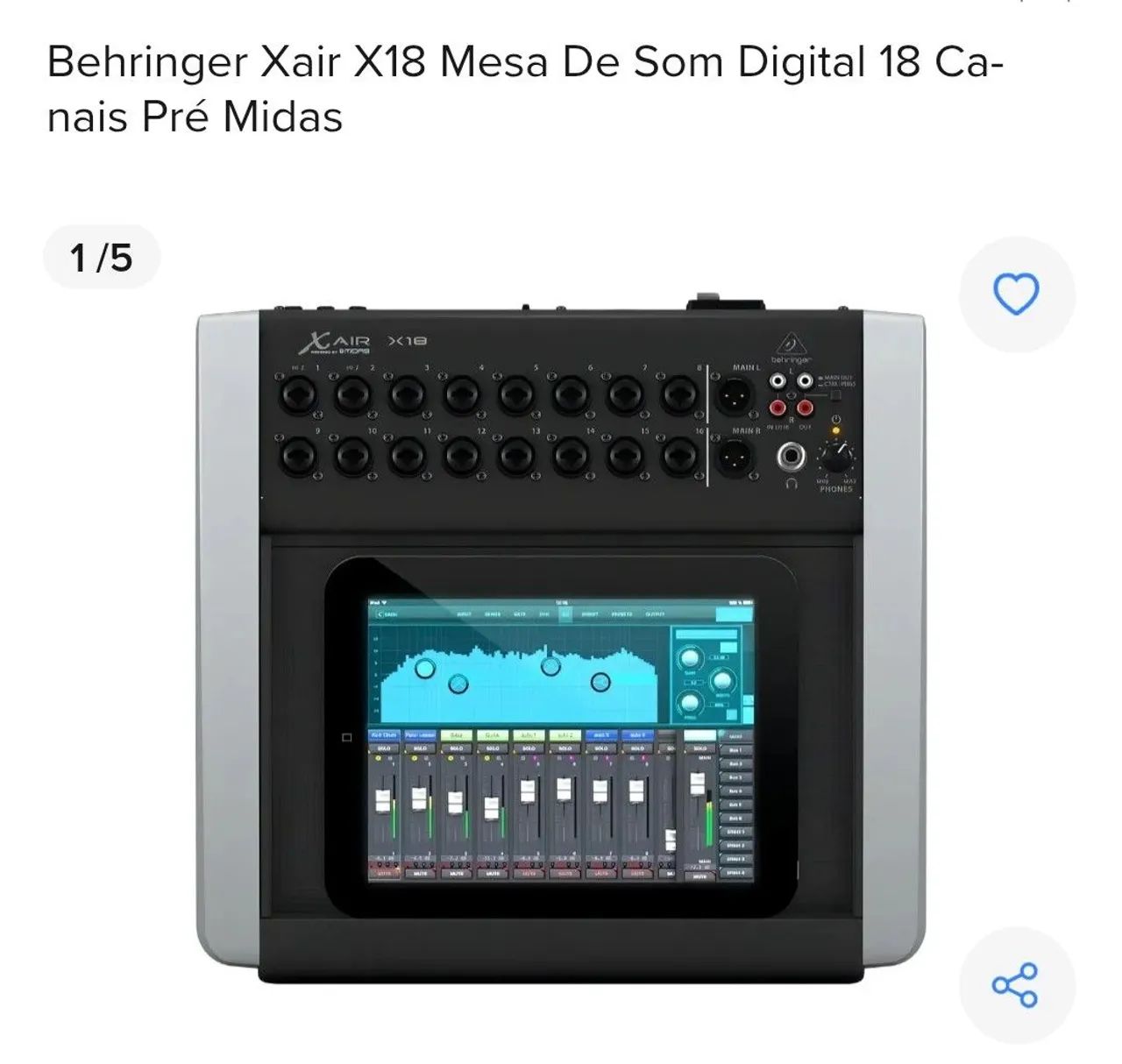 Behringer Xair X18 Mesa lacrada 