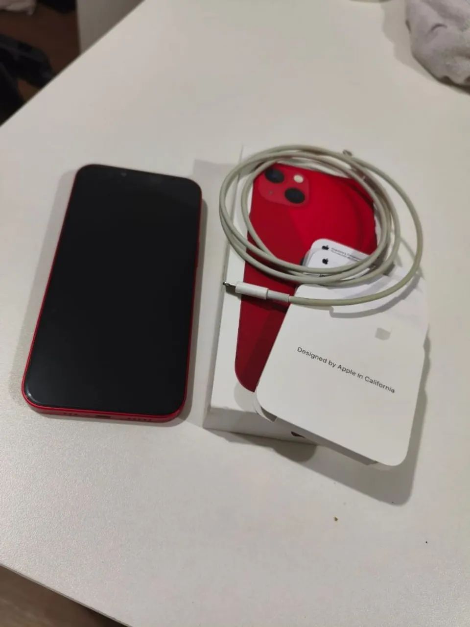 iPhoneアクセサリー iPhone13 256GB hade 2019new iPhone 13 256Gb vermelho + acessórios inclusos - Celulares e