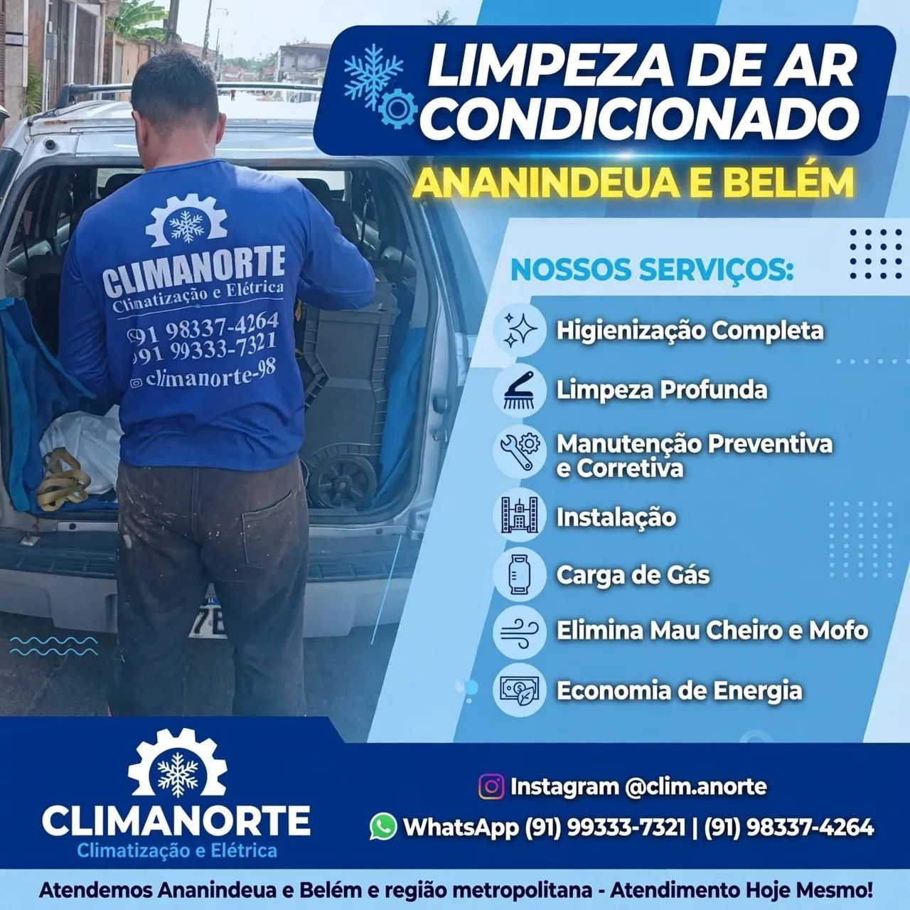 Serviços de ar condicionado 